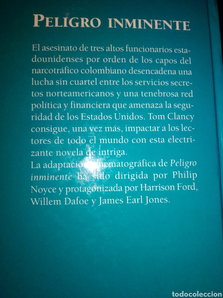 Libros de segunda mano: Peligro inminente Tom Clancy - Foto 2