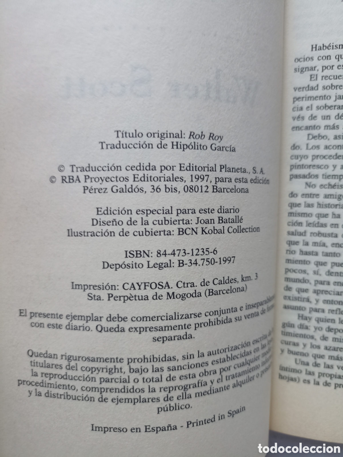 Libros de segunda mano: Libro Rob Roy Walter Scott Libros de Pel&iacute;cula - Foto 3