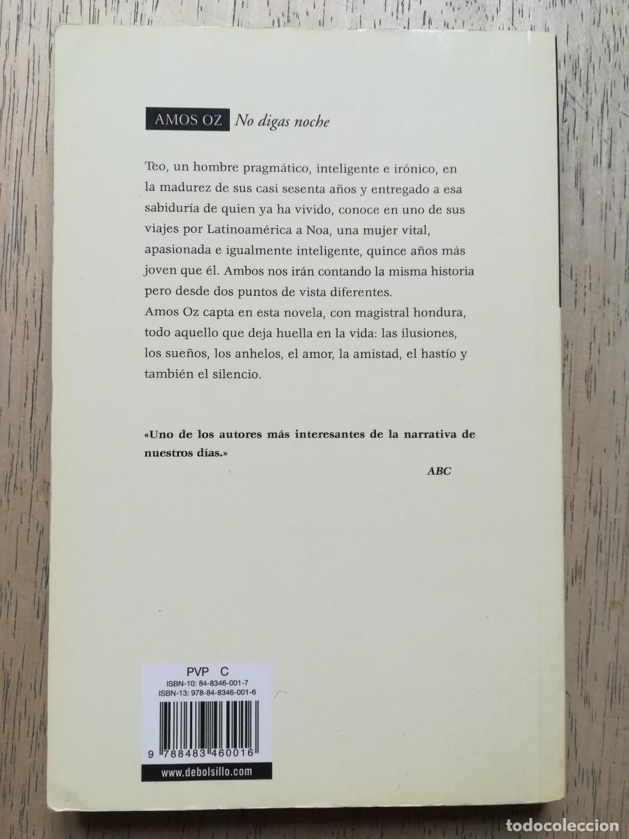 Libros de segunda mano: No digas noche. Amos Oz - Foto 2