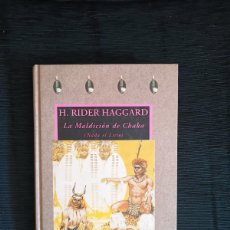 Libros de segunda mano: H. RIDER HAGGARD. LA MALDICIÓN DE CHAKA. VALDEMAR AVATARES