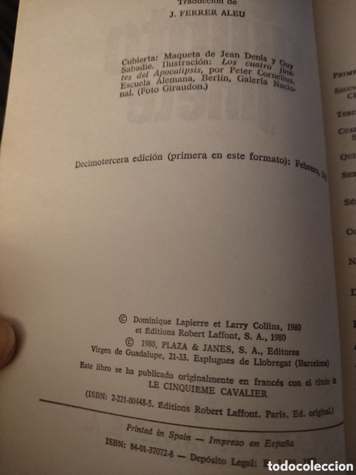 Libros de segunda mano: El quinto jinete - Foto 4
