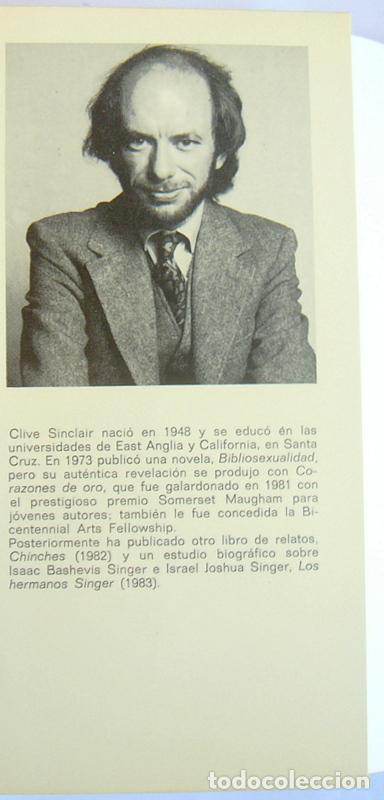 Libros de segunda mano: CHINCHES - CLIVE SINCLAIR - EDIT. ANAGRAMA. 1985 - Foto 2