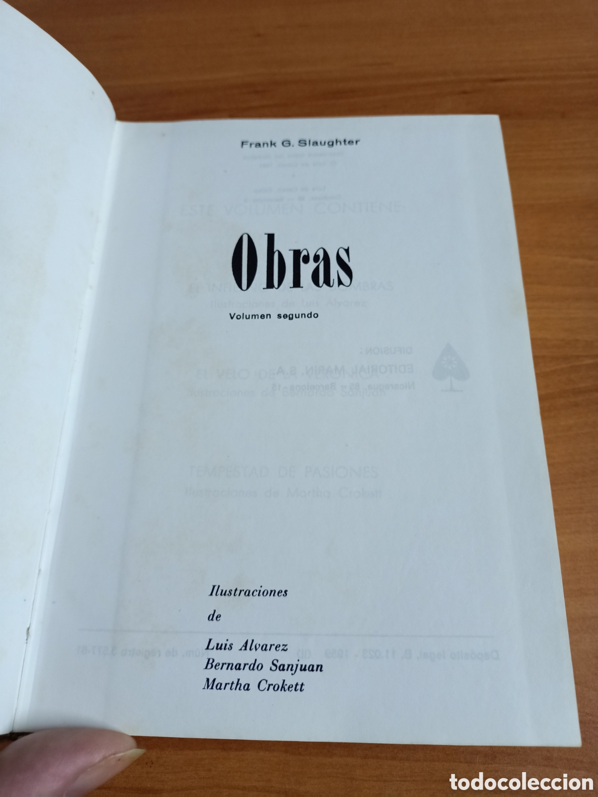 Libros de segunda mano: Frank G. Slaughter - Obras volumen 2 - Foto 4