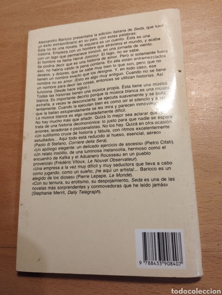 Libros de segunda mano: SEDA (ALESSANDRO BARICCO) - Foto 3