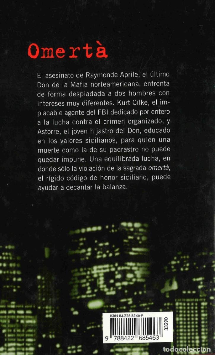 Libros de segunda mano: Mario Puzo. Omert&agrave;. 2000 - Foto 2