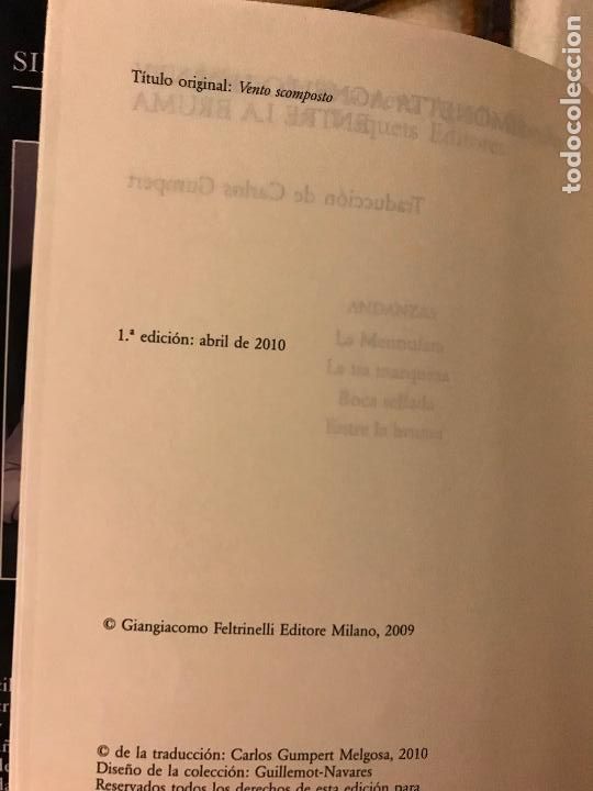 Libros de segunda mano: Entre la bruma. Simonetta Agnello Hornby. - Foto 3