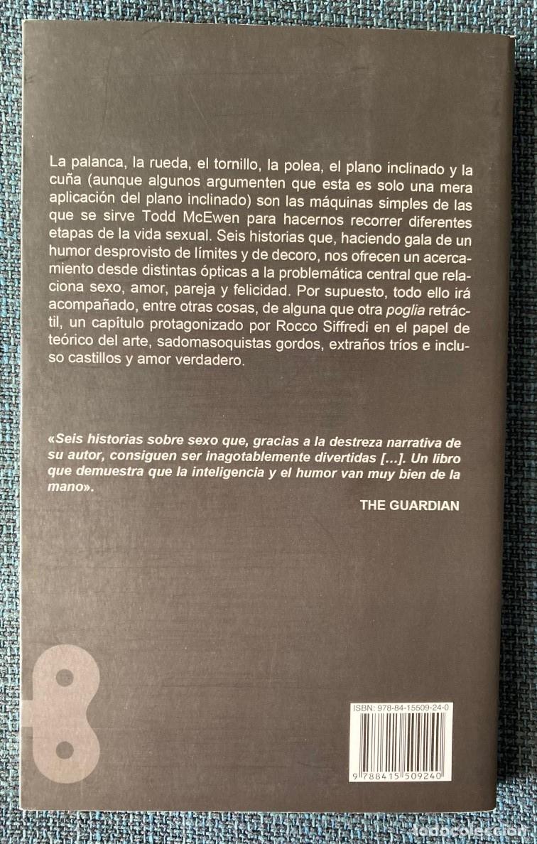 Libros de segunda mano: Las cinco m&aacute;quinas simples. Todd McEwen - Foto 2