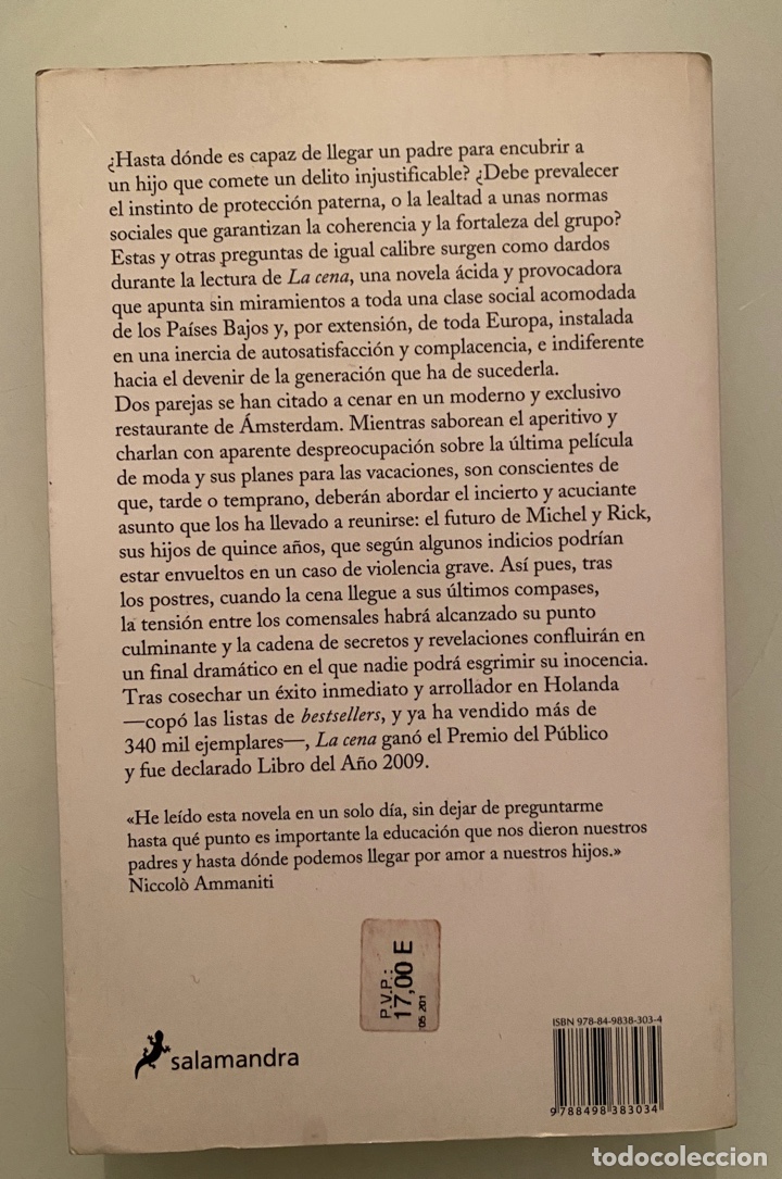Libros de segunda mano: La cena - KOCH, Herman - Foto 2