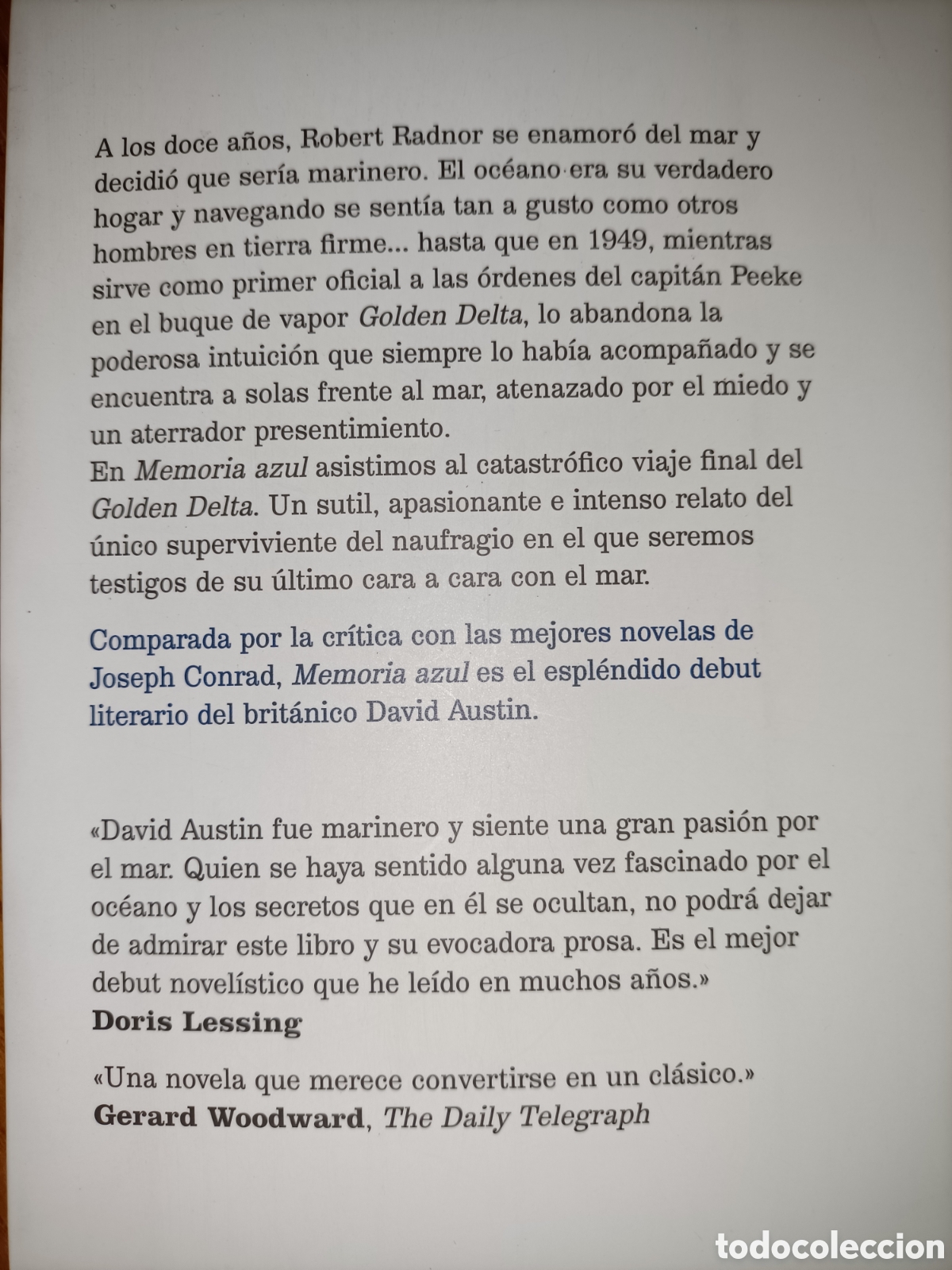 Libros de segunda mano: Memoria azul. David Austin. Emec&eacute; - Foto 2