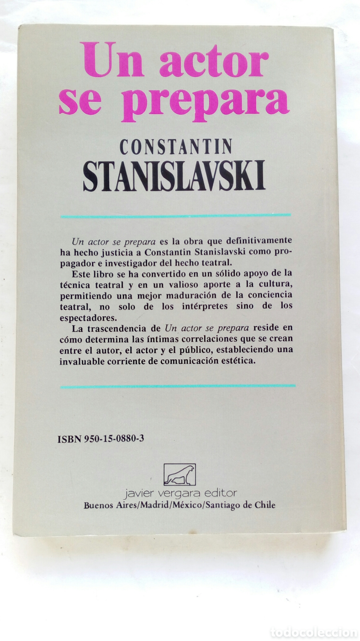 Libros de segunda mano: Un actor se prepara. Constantin Stanislavski. - Foto 2