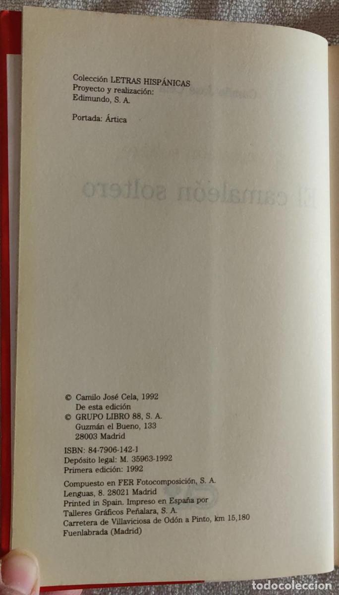 Libros de segunda mano: EL CAMALE&Oacute;N SOLTERO. - Foto 4