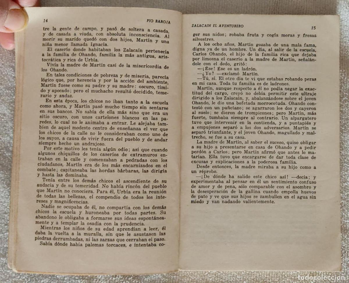Libros de segunda mano: ZALACA&Iacute;N EL AVENTURERO. - Foto 5