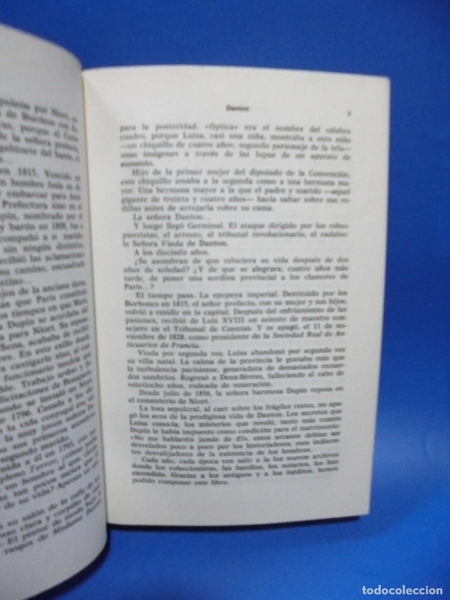 Libros de segunda mano: DANTON. ROBERT CHRISTOPHE. EDICIONES PICAZO. 1973. PAGS : 400. - Foto 2