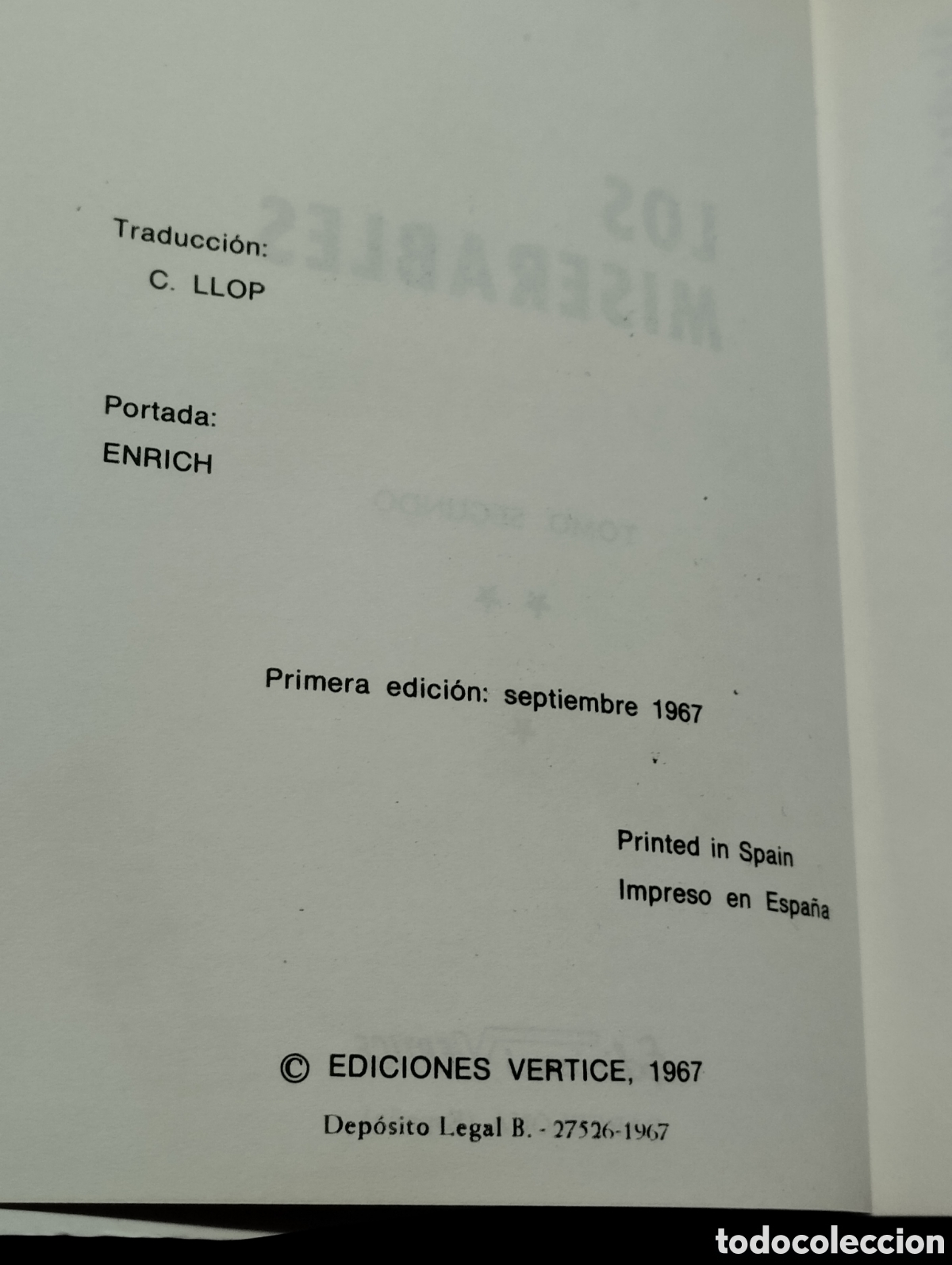 Libros de segunda mano: Los Miserables de V&iacute;ctor Hugo - Foto 4