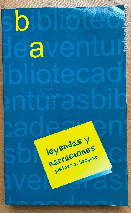 Libros de segunda mano: LEYENDAS Y NARRACIONES Gustavo a becquer