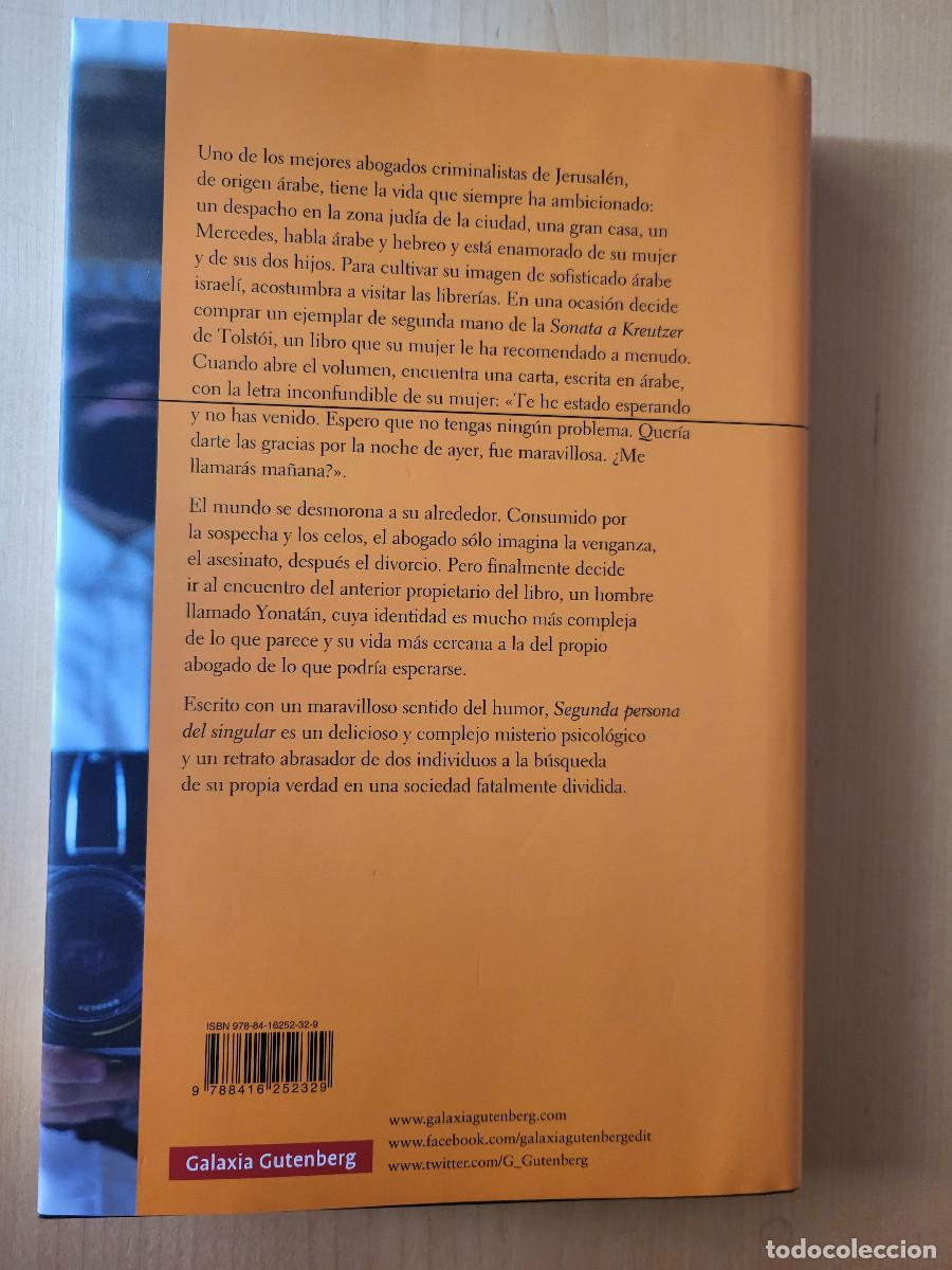 Libros de segunda mano: SEGUNDA PERSONA DEL SINGULAR. SAYED KASHUA - Foto 2