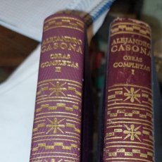 Libros de segunda mano: ALEJANDRO CASONA OBRAS COMPLETAS .ED AGUILAR 2VOL 1963. Lote 400959999