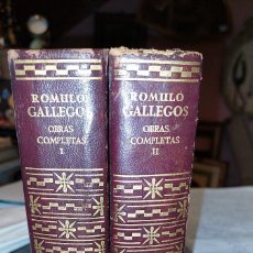 Libros de segunda mano: ROMULO GALLEGOS OBRAS COMPLETAS 2VOL ED AGUILAR 1959. Lote 400961109