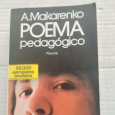 Libros de segunda mano: POEMA PEDAGOGICO/A. MAKARENKO. Lote 401008674