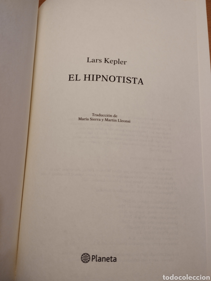Libros de segunda mano: EL HIPNOTISTA (LARS KEPLER) - Foto 2