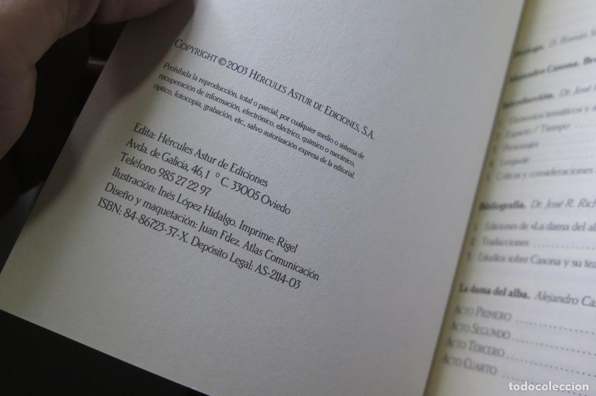 Libros de segunda mano: La dama del alba. Casona - Foto 2