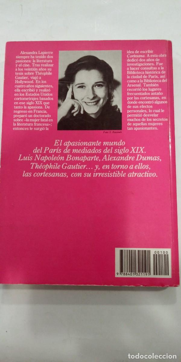 Libros de segunda mano: Cortesana Alexandra Lapierre - Foto 2
