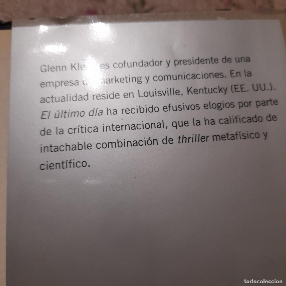 Libros de segunda mano: El &uacute;ltimo d&iacute;a Kleier, Glenn - Foto 2
