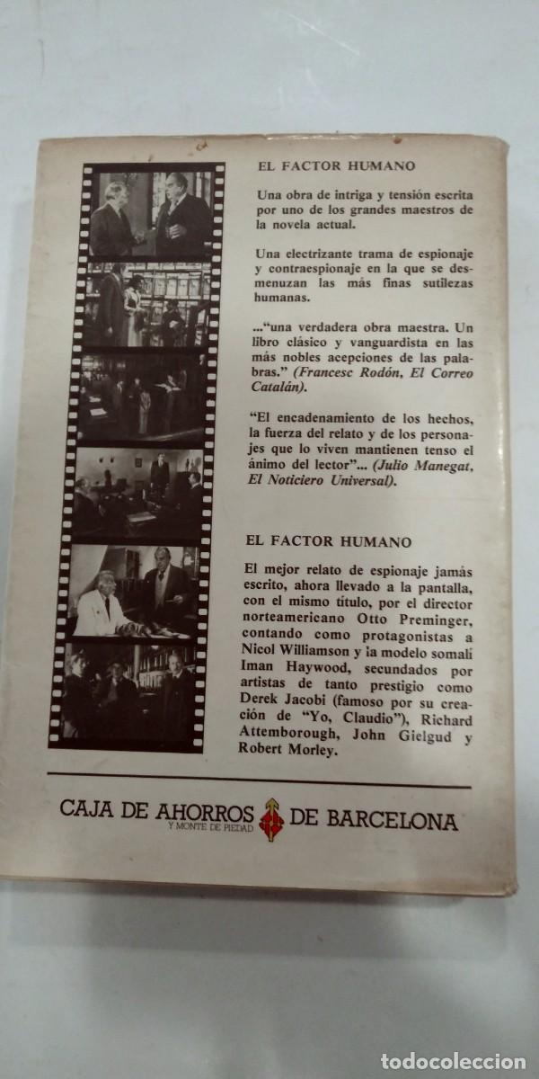 Libros de segunda mano: El factor humano Graham Greene - Foto 2