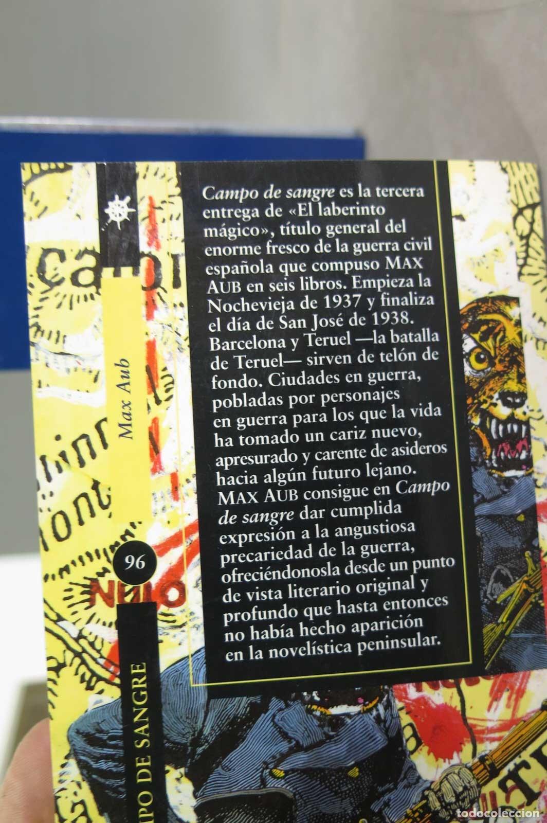 Libros de segunda mano: Campo de sangre. Max Aub - Foto 3