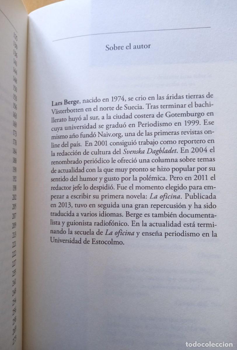Libros de segunda mano: LARS BERGE LA OFICINA - Foto 8