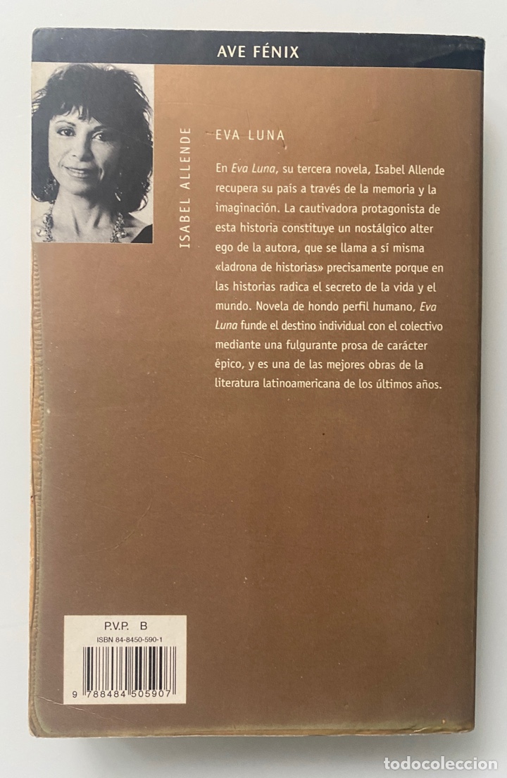 Libros de segunda mano: Eva Luna - ALLENDE, Isabel - Foto 2