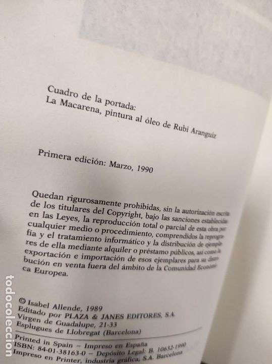 Libros de segunda mano: Cuentos de Eva Luna.- Allende, Isabel - Foto 2
