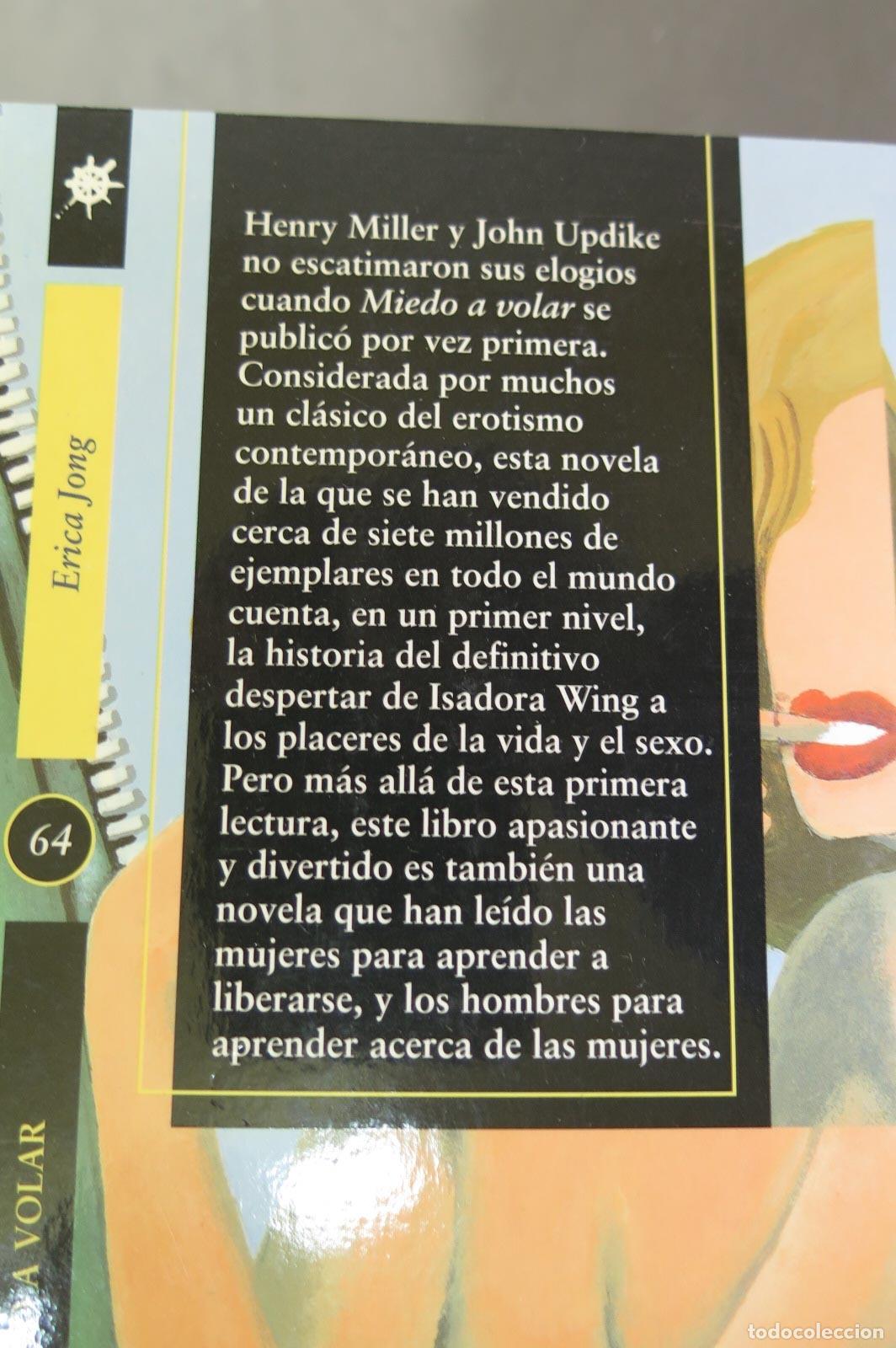 Libros de segunda mano: Miedo a volar. Erica Jong - Foto 3
