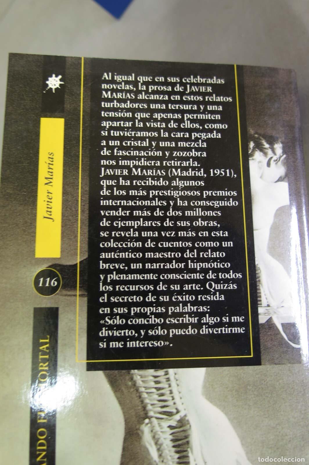 Libros de segunda mano: Cuando fui mortal. Javier Mar&iacute;as - Foto 3