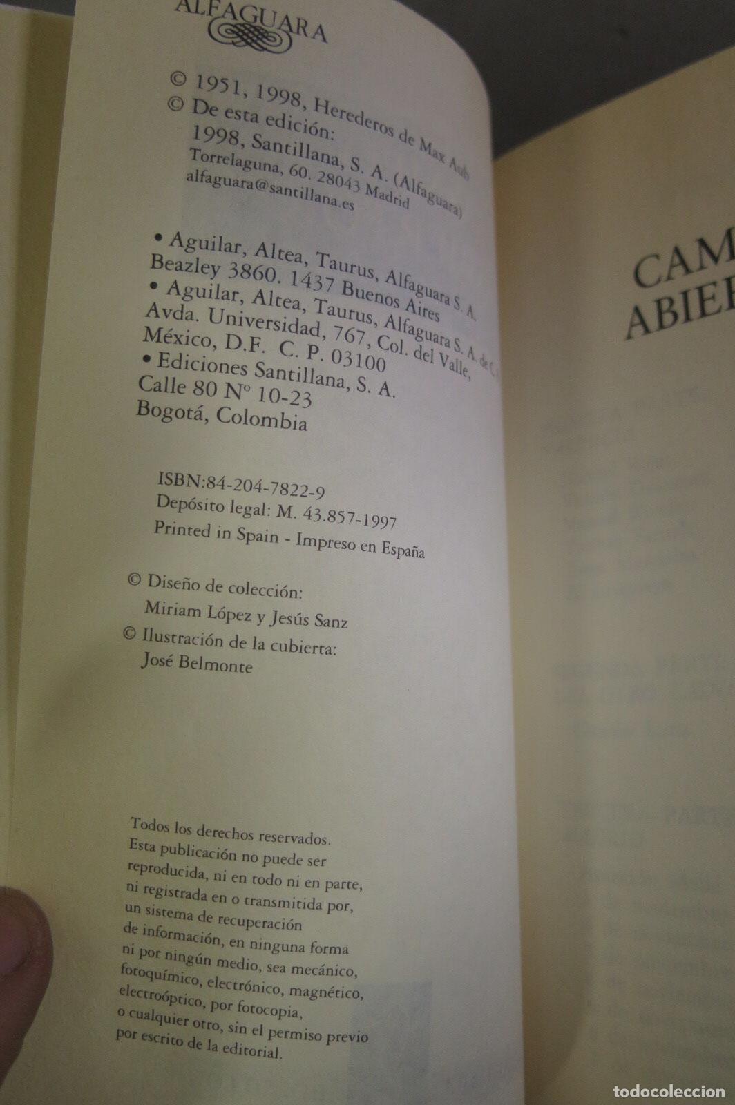 Libros de segunda mano: Campo abierto. Max Aub - Foto 2