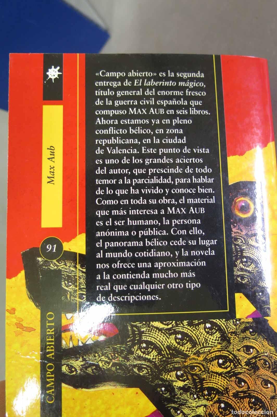 Libros de segunda mano: Campo abierto. Max Aub - Foto 3