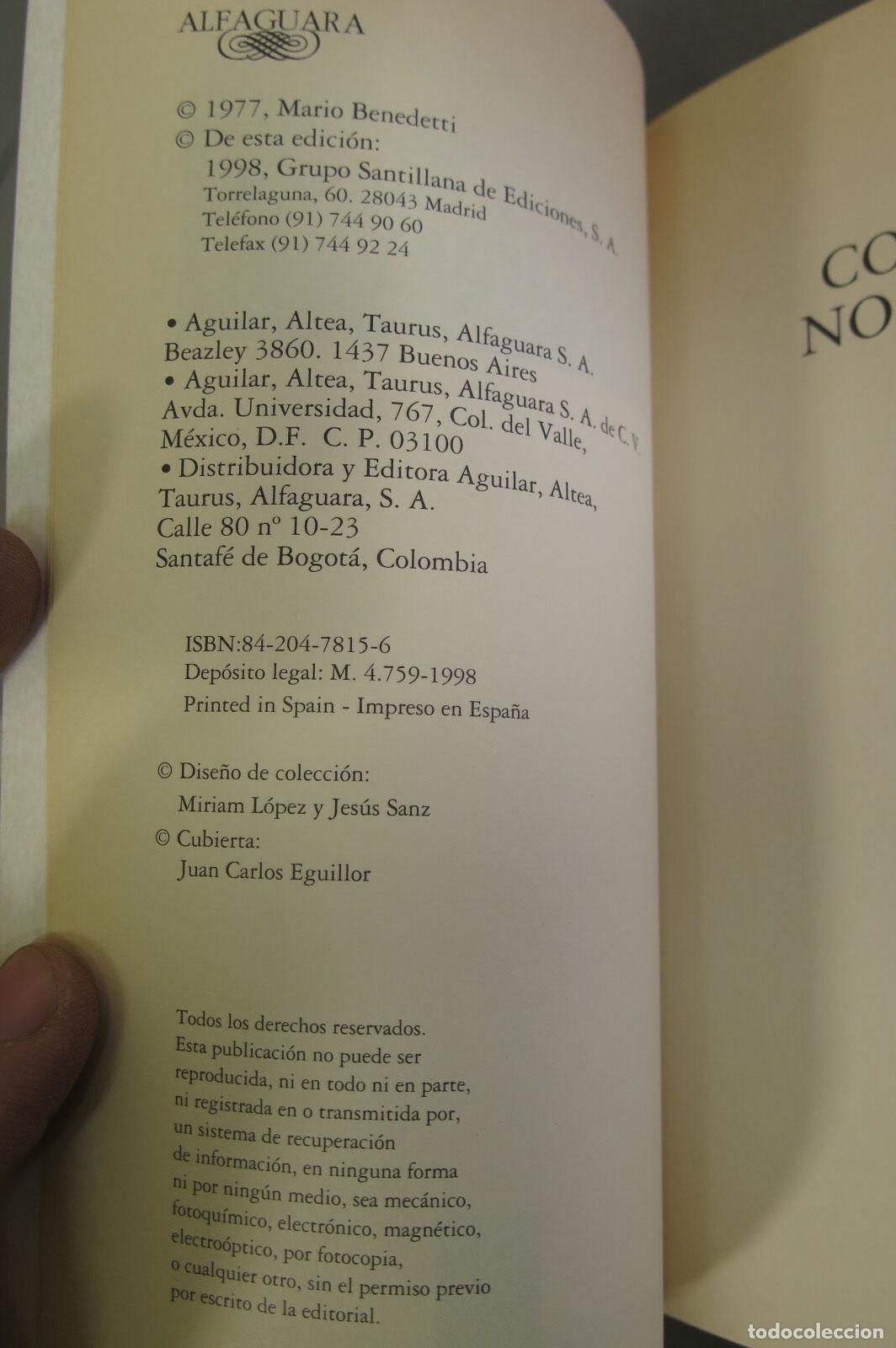 Libros de segunda mano: Con y sin nostalgia. Mario Benedetti - Foto 2