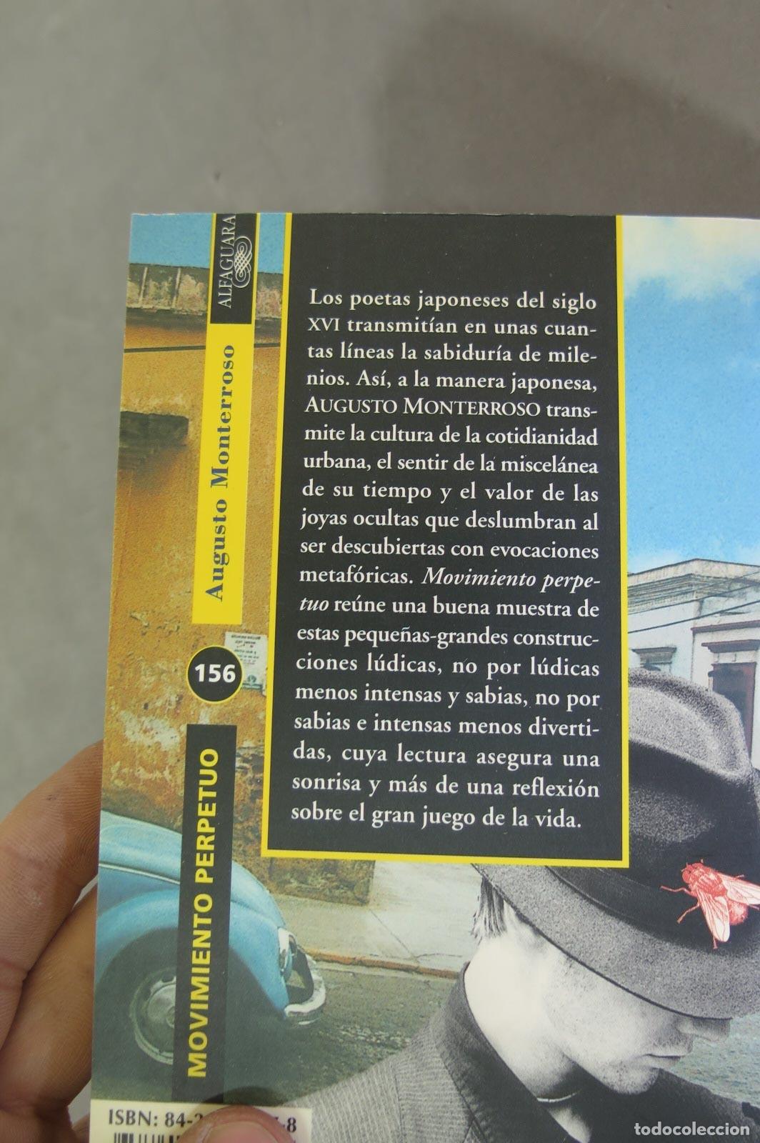 Libros de segunda mano: Movimiento perpetuo. Augusto Monterroso - Foto 3