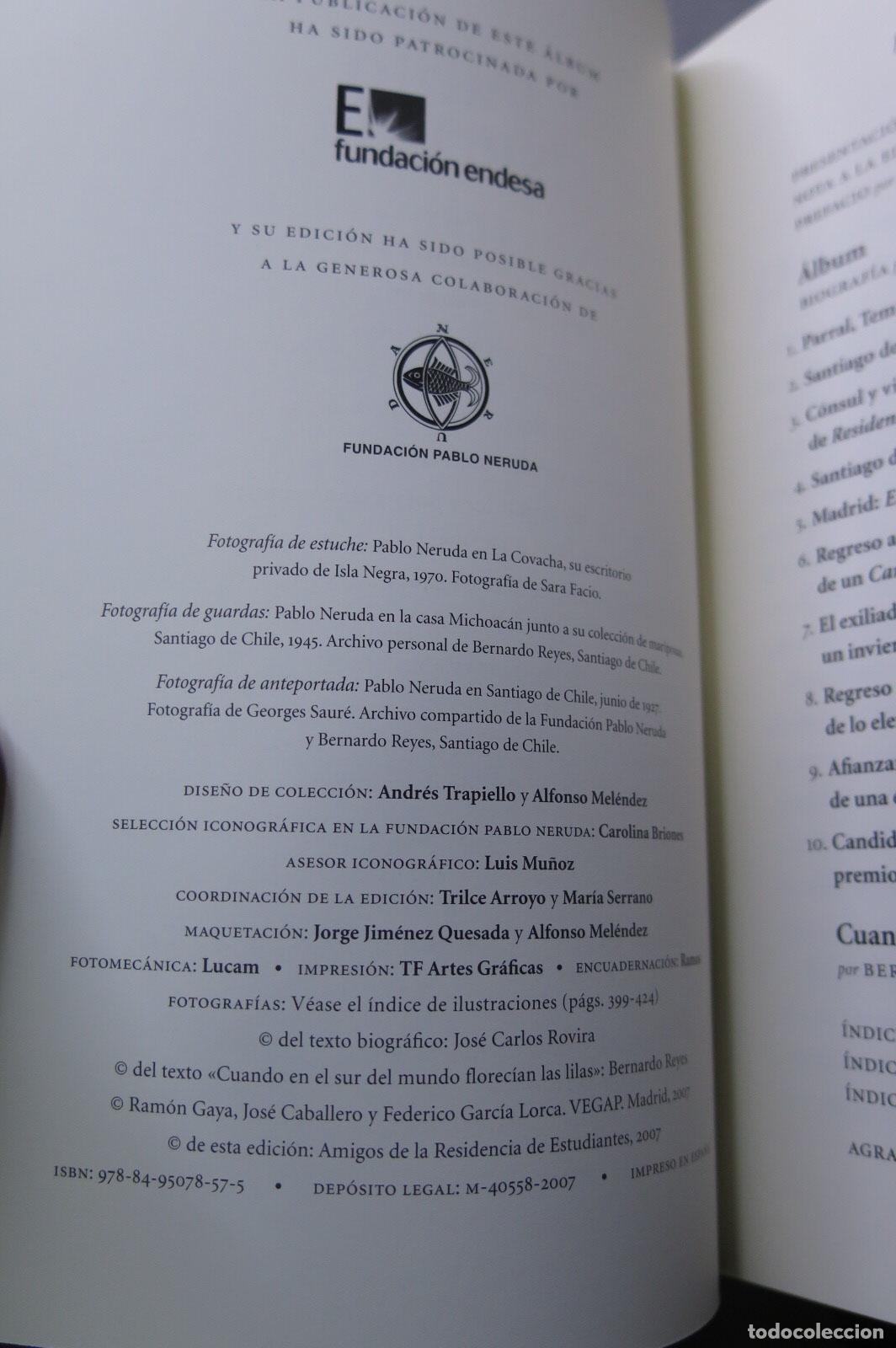 Libros de segunda mano: 2007. Pablo Neruda. Rovira - Foto 2