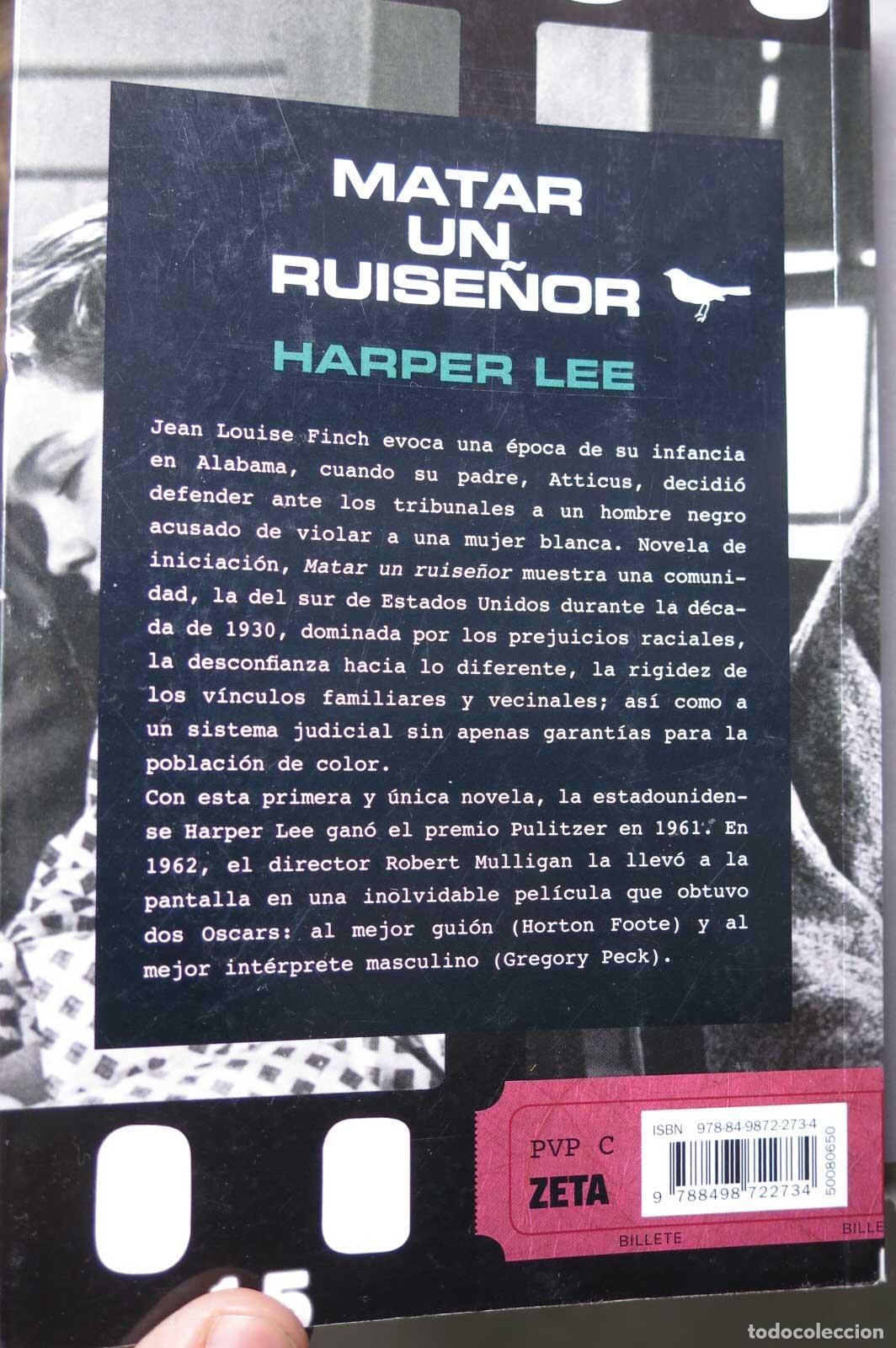 Libros de segunda mano: Matar un ruise&ntilde;or. Harper Lee - Foto 3