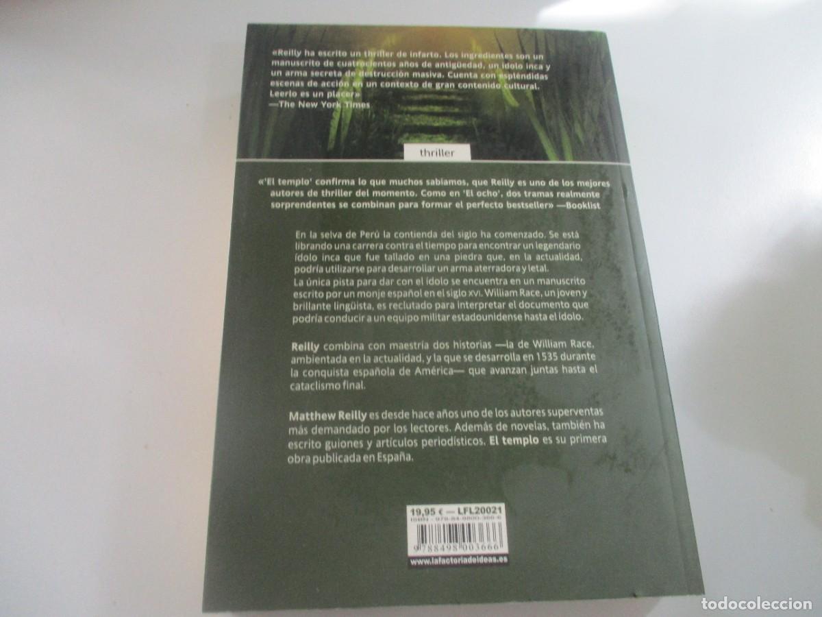 Libros de segunda mano: MATTHEW REILLY El templo W18323 - Foto 2