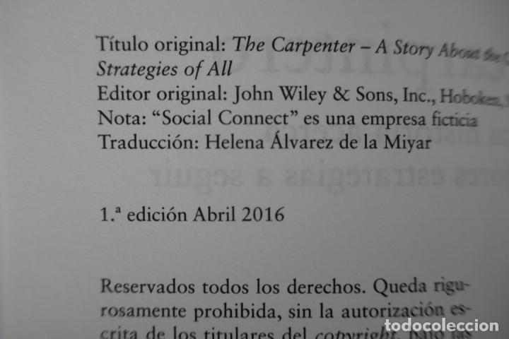 Libros de segunda mano: El carpintero - Jon Gordon - COMO NUEVO - Foto 8