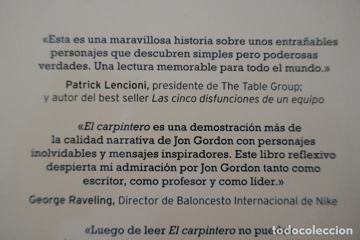 Libros de segunda mano: El carpintero - Jon Gordon - COMO NUEVO - Foto 15