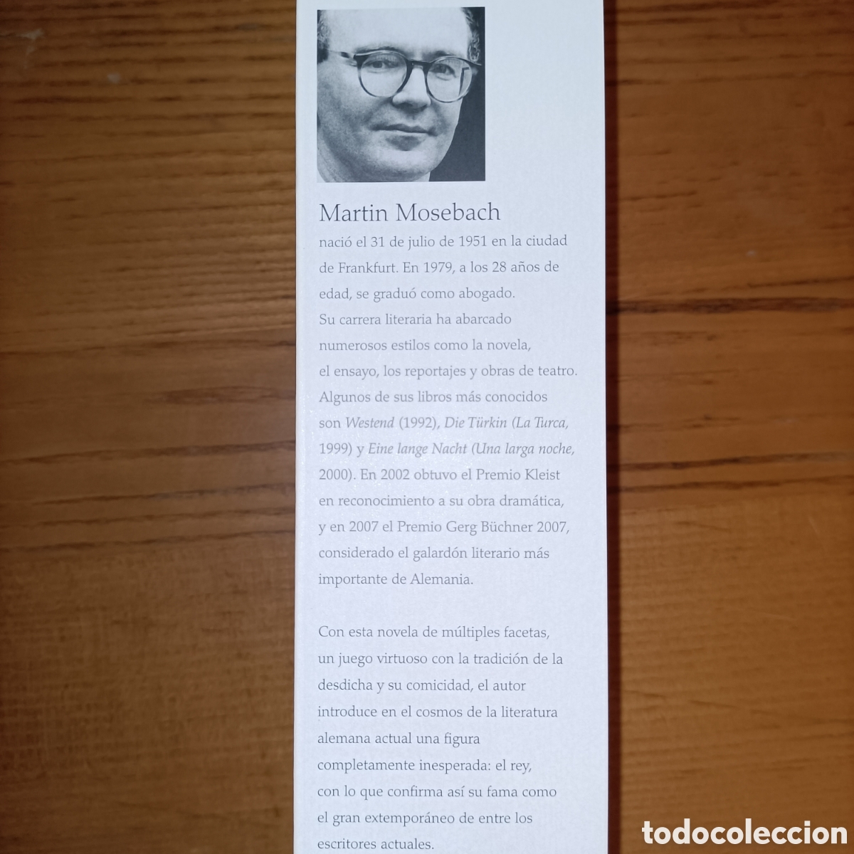Libros de segunda mano: El temblor. Martin Mosebach. - Foto 3