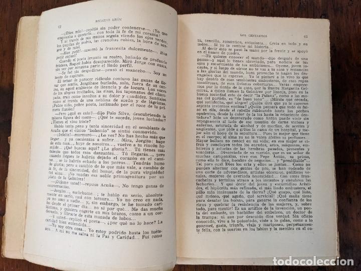 Libros de segunda mano: Los centauros - Ricardo Leon - Foto 2