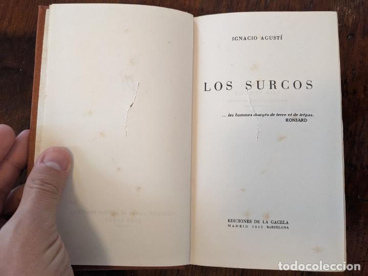 Libros de segunda mano: Los surcos - Ignacio Agust&iacute; - Foto 1