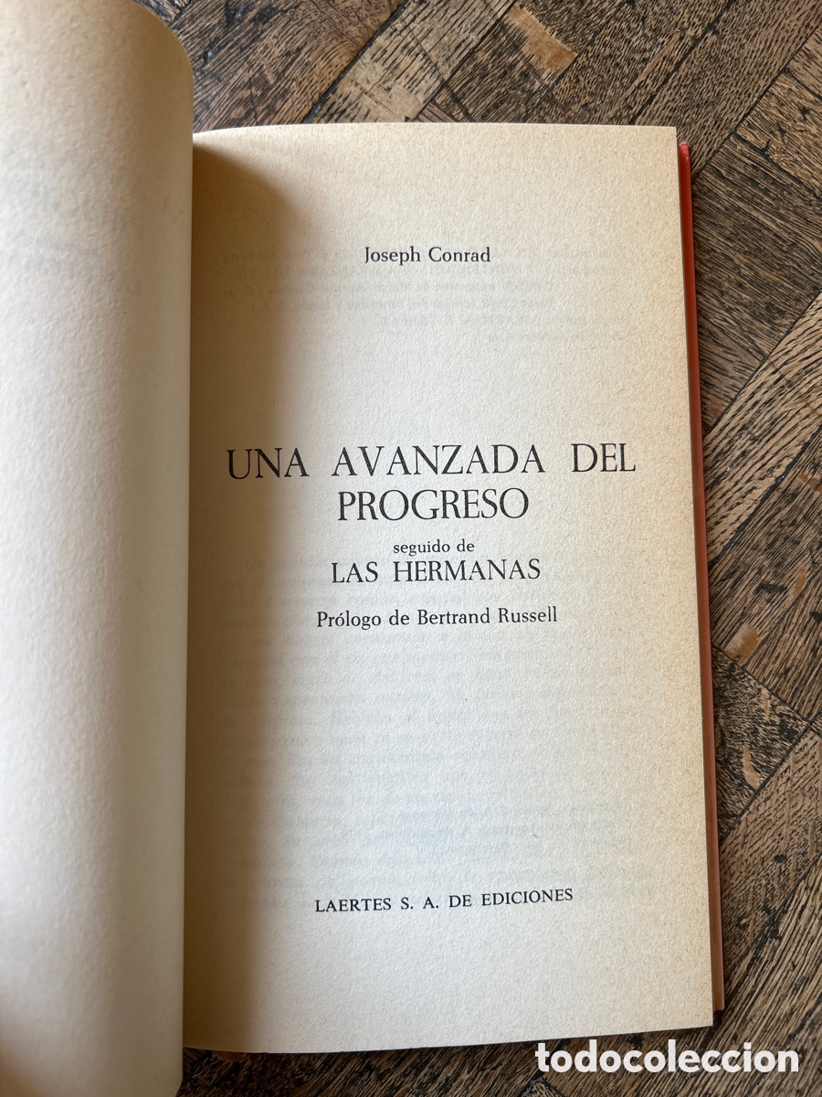Libros de segunda mano: Una avanzada del progreso - Joseph Conrad - Laertes (1979) - Foto 3