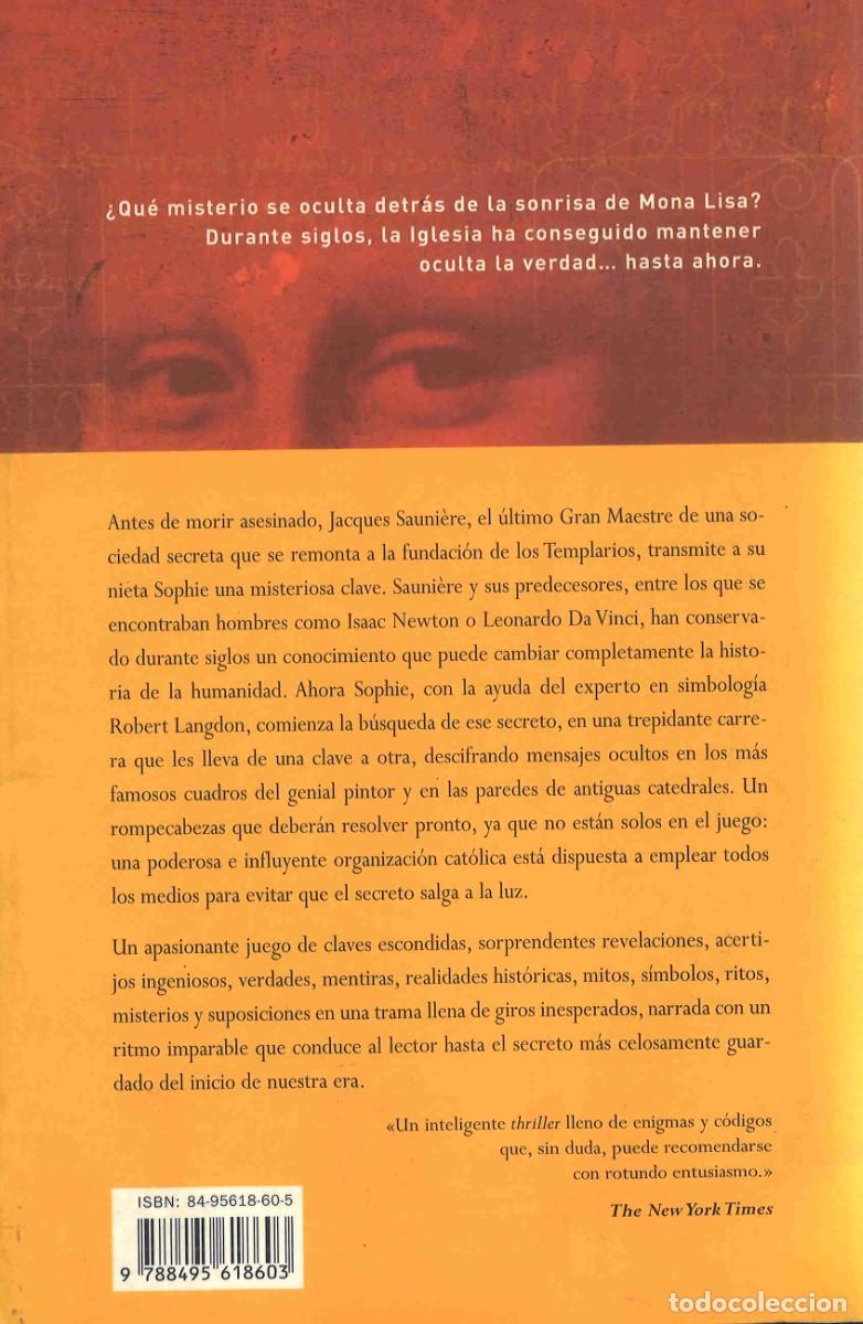 Libros de segunda mano: El C&oacute;digo da Vinci. Dan Brown. Umbriel. 2004 - Foto 2