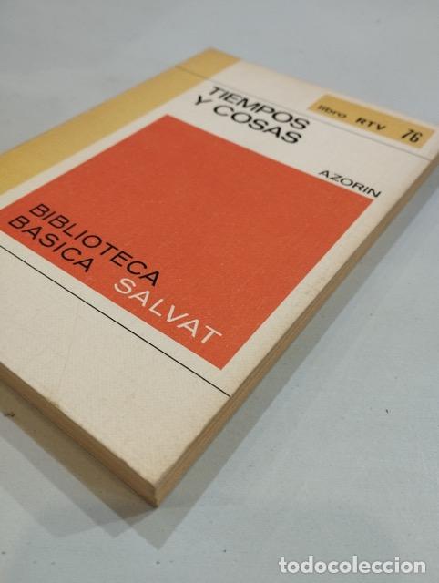 Libros de segunda mano: Azor&iacute;n - Tiempos y cosas - Foto 2