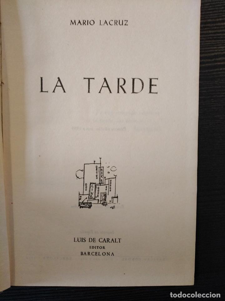 Libros de segunda mano: La tarde - Mario Lacruz - Foto 2